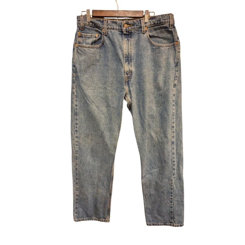 Levi's 505 Jeans 36x31(actual) Blue zipper Fly Denim Jeans ) Vintage